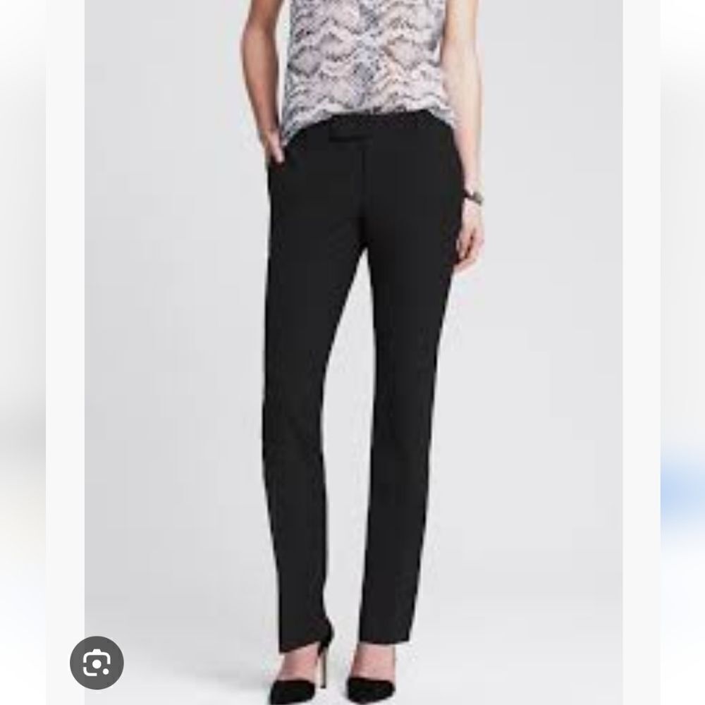 Banana Republic Martin Fit Wool Blend Straight Leg Pants Sz 0= 28x32